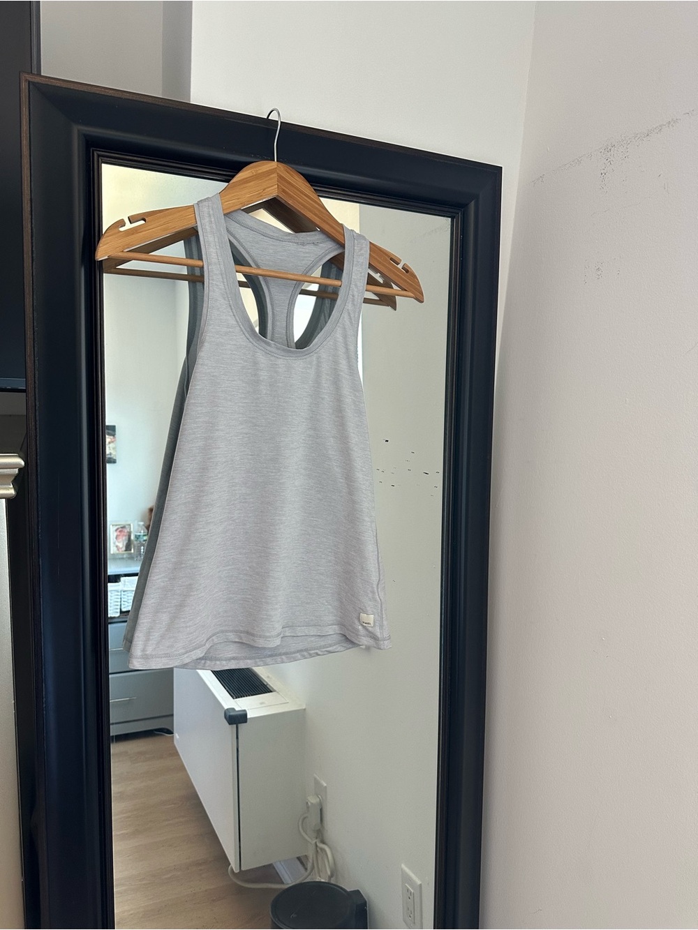 Vuori Light Gray Racerback Tank Top